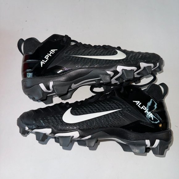 Nike Vapor Edge Pro 360 Football Cleats Black White A08277-001 Size 9.5